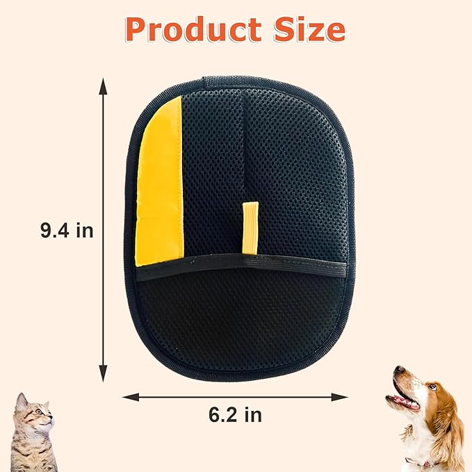 2025 Upgraded Pet Hair Remover Glove for Cats & Dogs, Electrostatic Gloves Pet Hair Removal, Reusable Pet Hair Removal Glove, Efficient Pet Grooming Gloves