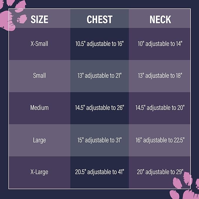 Doggie Design Venture Paw No Pull Dog Harness - Simple Adjustable Puppy Harness - Anti Pull Dog Collar for Walks and Outdoor Adventures - Aspen, L