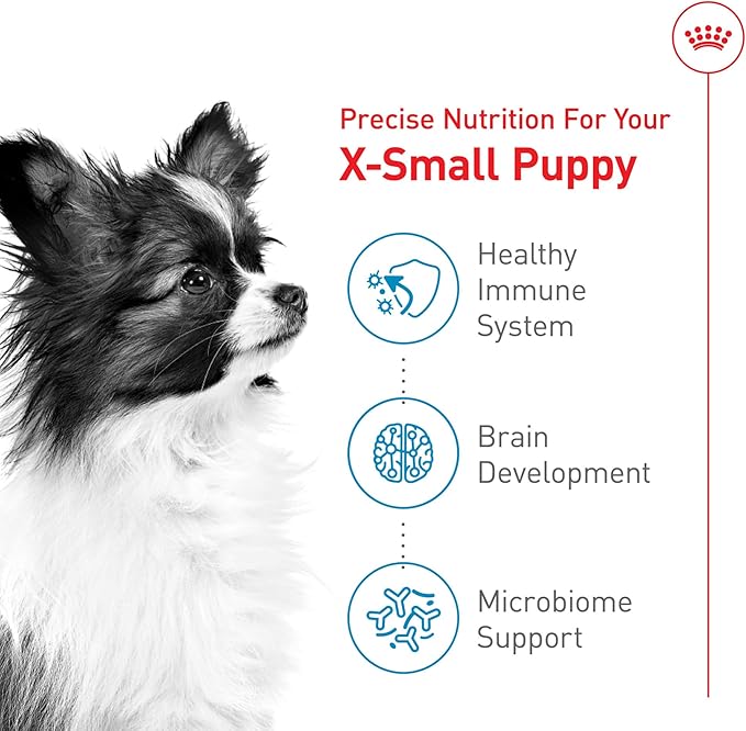 Royal Canin Size Health Nutrition X-Small Puppy Dry Dog Food, 3 lb Bag