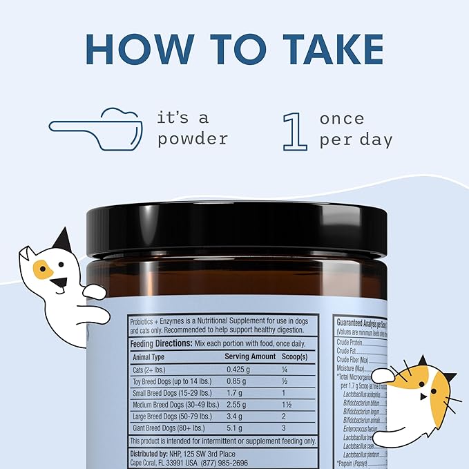 Bark & Whiskers, Probiotics + Enzymes 3.59 oz, Non GMO, Gluten Free, Soy Free, Dr. Mercola