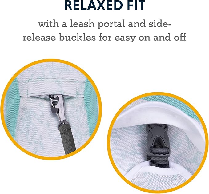 Ruffwear, Swamp Cooler Dog Vest, Evaporative Cooling for Hot Weather, Compatible with Most Harnesses, Sage Green, XX-Small