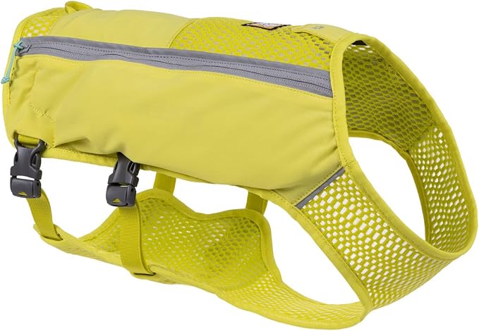 Ruffwear, Trail Runner Running Vest, with Hydration Bladder, Lichen Green, Small