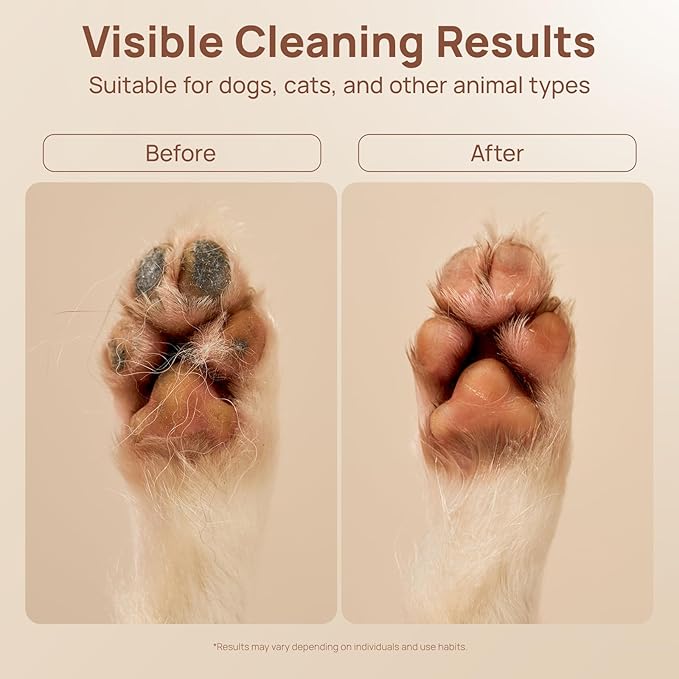 HICC PET Dog Bath Wipes Cleaning Deodorizing, Remove Dirt, Nourish Fur and Eliminate Odors, No Rinse Pet Grooming Glove Wipes for Dogs & Cats, Cleaning Wipes for Daily Care & Traveling