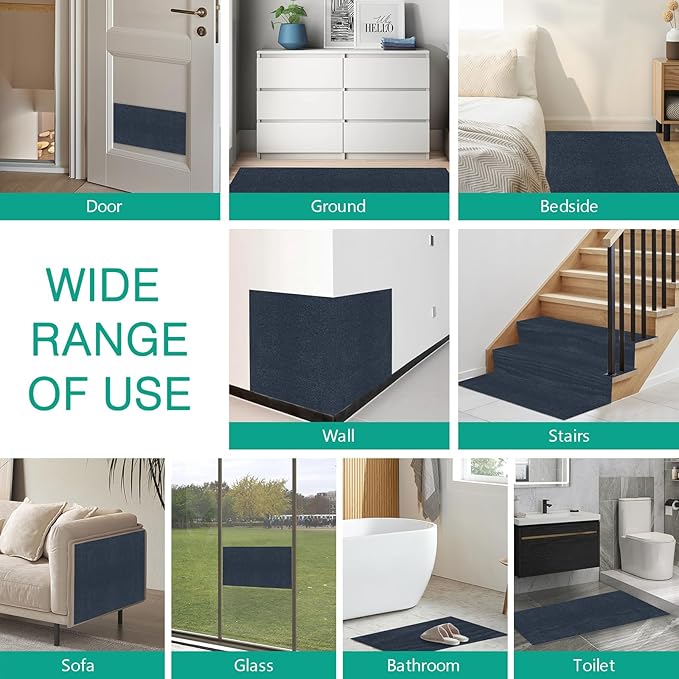 ORIA Cat Scratching Mat, Cat Scratch Furniture Protector, Trimmable Self-Adhesive Climbing Cat Scratcher Mat, Replacement Carpet Pad for Cat Tree Post Shelves Wall, 2 Meters, Grey