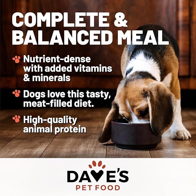 Dave's Pet Food Grain Free Wet Dog Food (95% Chicken & Chicken Liver), Made in USA Single-Source Protein, Limited Ingredients, 12.5 oz Cans (12 Pack)