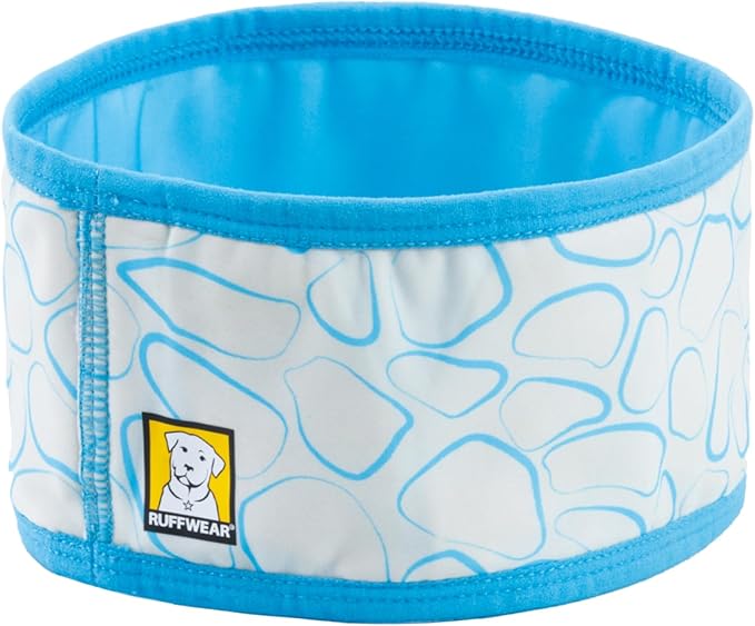 Ruffwear, Swamp Cooler Dog Neck Gaiter, Evaporative Cooling Gear for Hot Weather, Biolumin Blue, X-Small