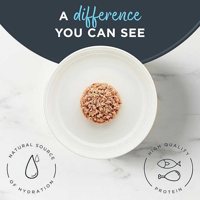 Reveal Natural Wet Kitten Food in Broth, Limited Ingredient Grain Free Canned Kitten Food, Protein with No Artificial Additives, Tuna Fillet in Broth (12 x 2.47 oz Cans)