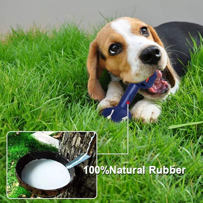 Dog Chew Toys for Aggressive Chewers,Food Grade Non-Toxic Dental Pet Toy,Tough Durable Indestructible Dog Toys for Small Dogs.Blue(8IB-15IB)