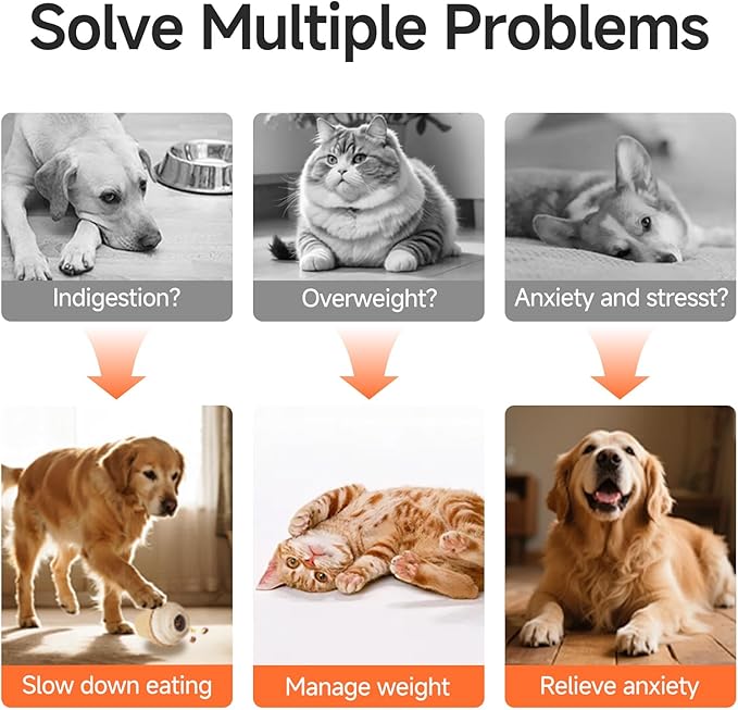 Interactive Dog Toys Freezable Treat Dispensing Puzzle Toy Long-Lasting Busy Toy Chew Toy to Reduce Boredom & Anxiety, Long-Lasting Busy Toy for Small Medium Large Dogs