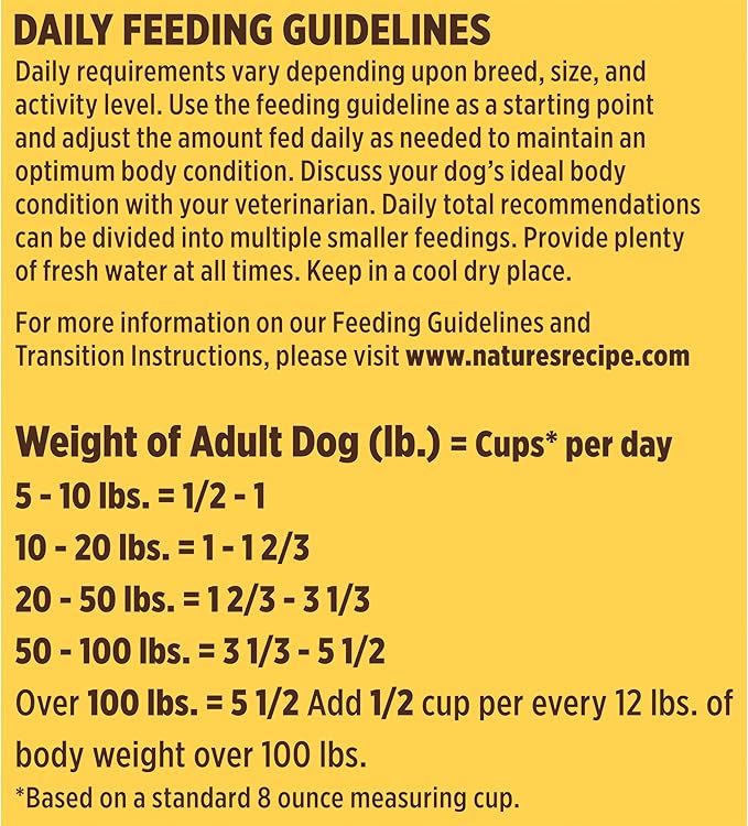 Nature's Recipe Chicken, Barley & Brown Rice Recipe Dry Dog Food with Freeze Dried Chicken Bites 3.5 lb Bag (Pack of 4)