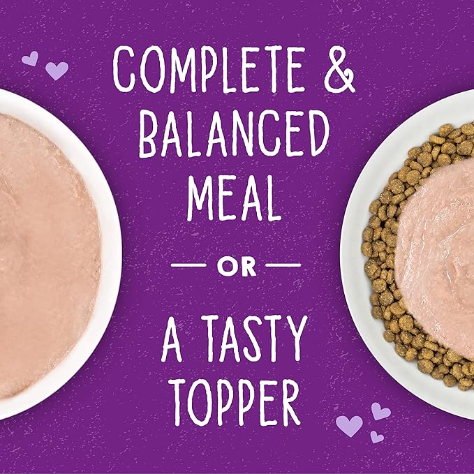 Stella & Chewy's Carnivore Cravings Purrfect Pate Cans – Grain Free, Protein Rich Wet Cat Food – Cage-Free Chicken & Salmon Kitten Recipe – (2.8 Ounce Cans, Case of 24)