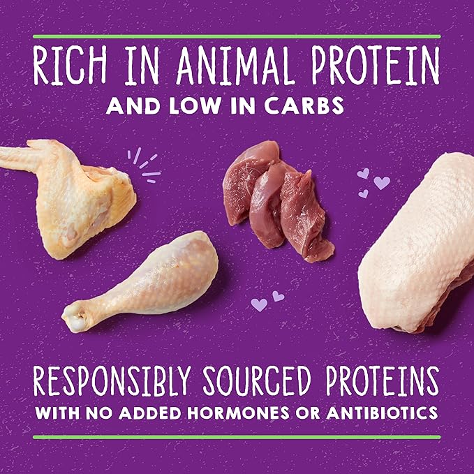 Stella & Chewy's Carnivore Cravings Purrfect Paté - Premium Grain-Free Wet Cat Food - Duck & Chicken Recipe - High Protein with Bone Broth - Perfect for Picky Eaters - 5.2oz Cans (24 Pack)