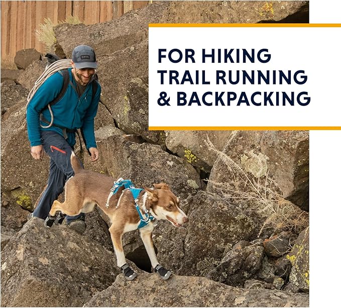 Ruffwear, Grip Trex Dog Shoes, Non-Slip Boots for Hot Pavement & Snow, Weatherproof Paw Protection with Breathable Mesh, Rugged Sole for Hiking, Red Sumac, 2.00"