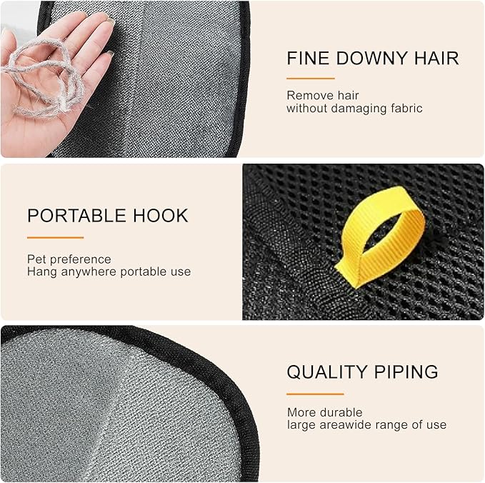 4 Pack Pet Hair Removal Glove, 2025 Washable Reusable Electrostatic Gloves Pet Hair for Cat and Dog, with Electrostatic Tech, for Carpet, Couch, Furniture