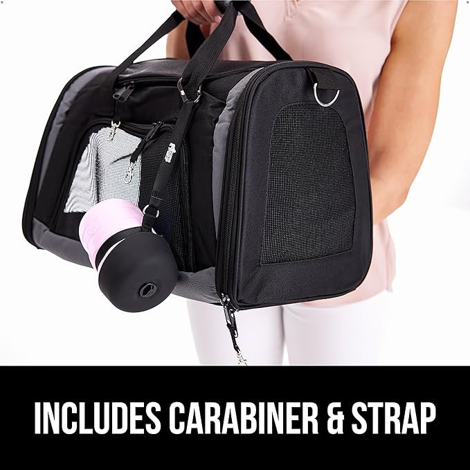 GORILLA GRIP Dog Water Bottle, Portable Water Bowl Dispenser for Dogs, 20 oz Leak Proof Pet Travel Squeeze Bottles, Food Grade Silicone, to Go Puppy Essentials, Hiking Camping Trip Accessories, Pink