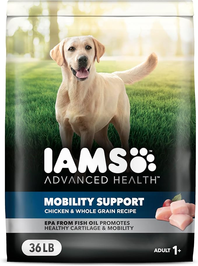 IAMS Advanced Health Mobility Support Chicken and Whole Grain Recipe Adult Dry Dog Food, 36 lb. Bag