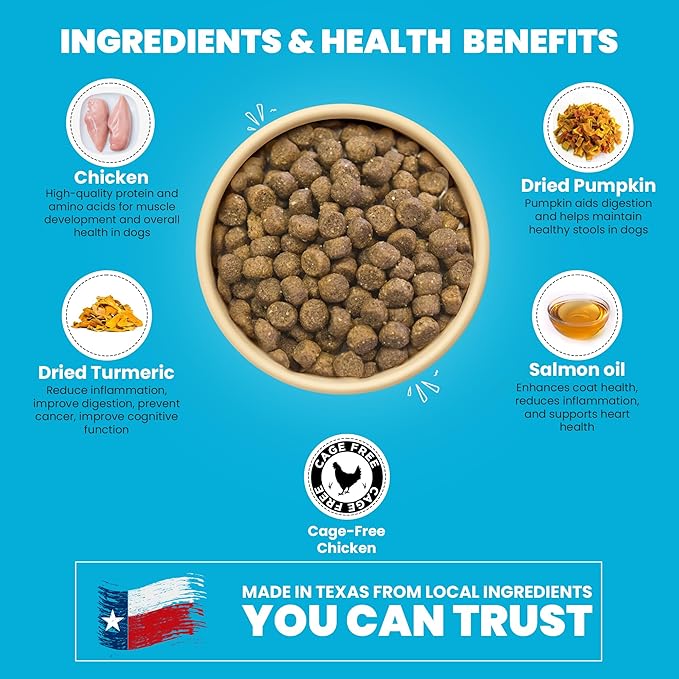Muenster Ancient Grains Chicken Dry Dog Food, 22lb - Gluten-Free, High Protein, Digestive Support