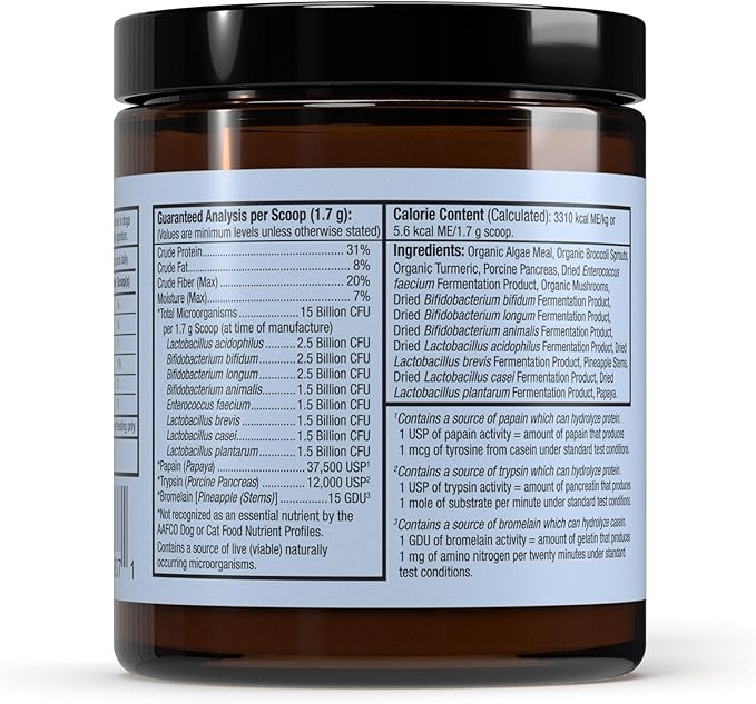 Bark & Whiskers, Probiotics + Enzymes 3.59 oz, Non GMO, Gluten Free, Soy Free, Dr. Mercola