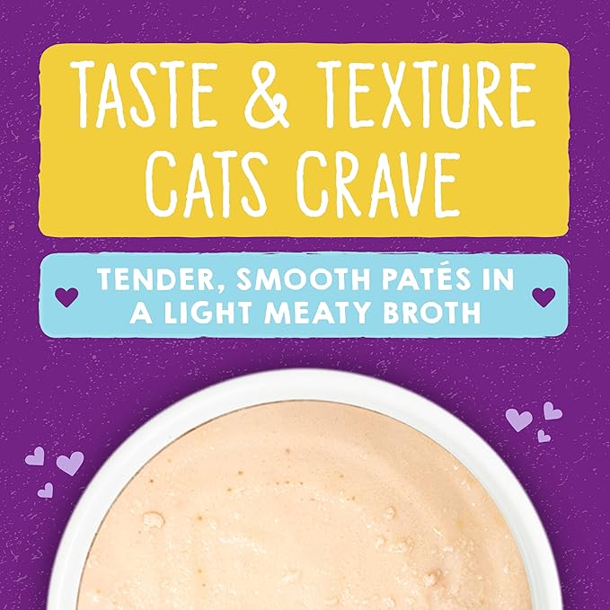 Stella & Chewy's Carnivore Cravings Purrfect Paté - Premium Grain-Free Wet Cat Food - Chicken & Liver Recipe - High Protein with Bone Broth - Perfect for Picky Eaters - 2.8oz Cans (24 Pack)