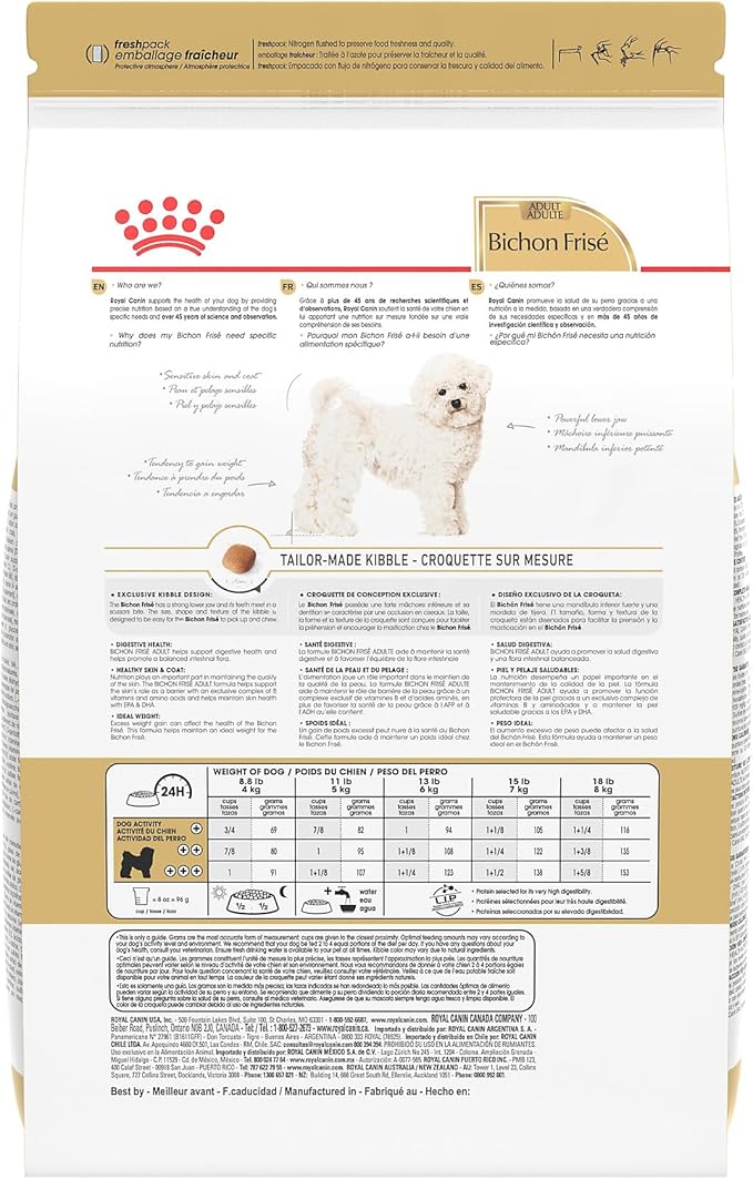 Royal Canin Bichon Frise Adult Dry Dog Food, 10 lb bag