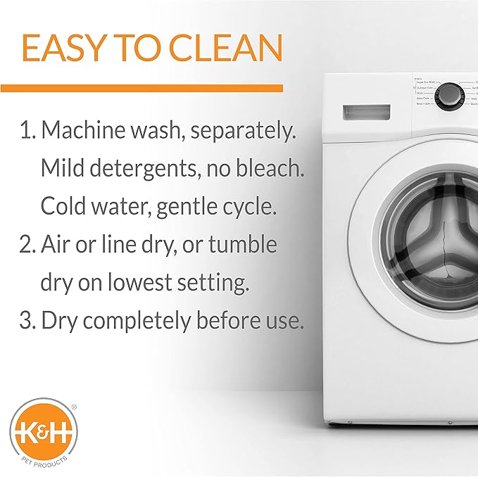 K&H Pet Products Amazin Kitty Pad, Indoor Unheated Cat Bed Traps Cat Hair and Dander, Washable Cat Mat, Gray 15 X 20 Inches, Unheated 2-Pack