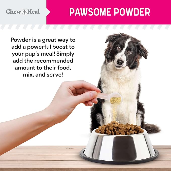 Omega 3 Powder for Dogs - 14 oz of Dog Powder Supplement for Skin and Coat - Made with Omega 3, 6, and 9 Fatty Acids, Biotin, and Vitamin C - Made in The USA