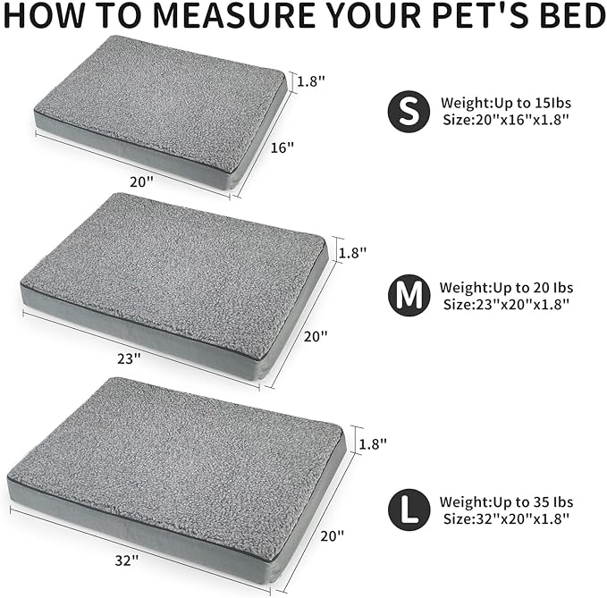 Heated Pet Beds for Indoor/Outdoor Cat & Dog Orthopedic Foam Warming Cat Beds Auto Temperature Control, Washable Cover with Waterproof Liner Thermo Kitty Electric Heating Bed