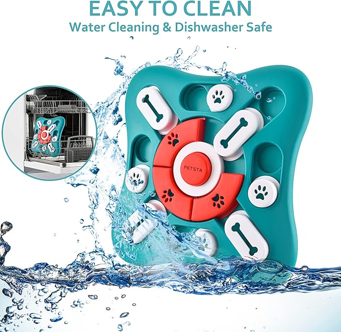 Dog Puzzle Toys - Interactive, Mentally Stimulating Toys for IQ Training & Brain Stimulation - Gift for Puppies, Cats, Dogs