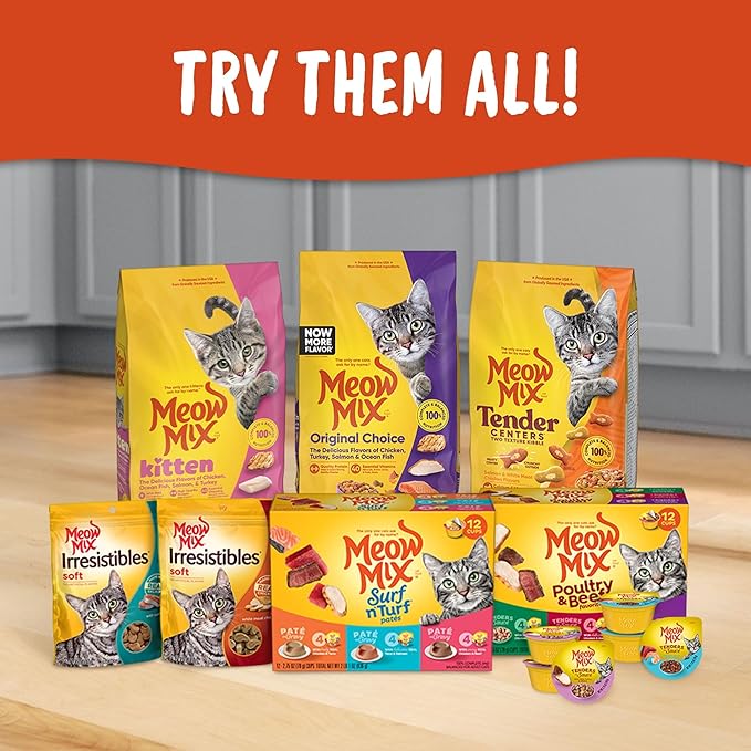 Meow Mix Original Choice Dry Cat Food, 22 Pound Bag