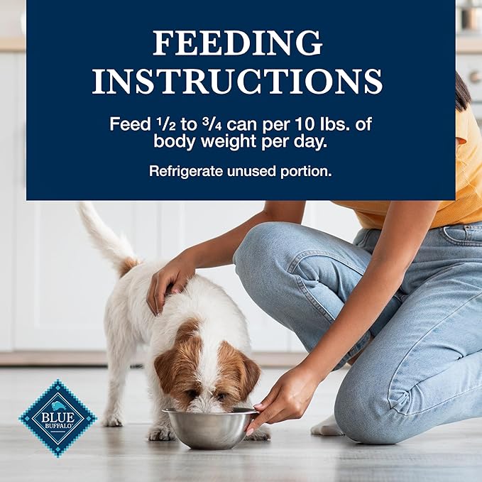 Blue Buffalo Homestyle Recipe Large Breed Adult Wet Dog Food, Made with Natural Ingredients, Chicken Dinner With Garden Vegetables, 12.5-oz. Can (Pack of 12)