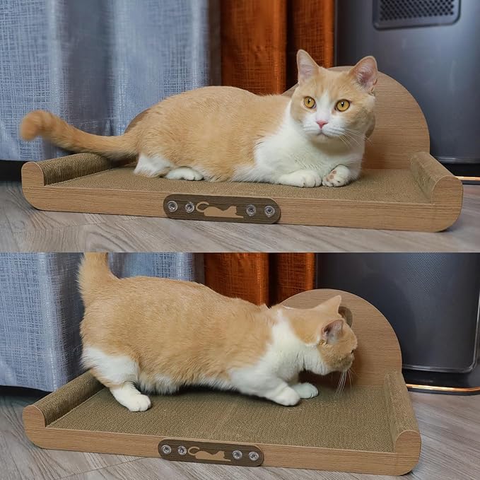 Cat Scratcher Couch Cat Scratching Bed Large Cat Scratcher Bed Cat Lounge Bed Scratching Pad for Indoor Cats