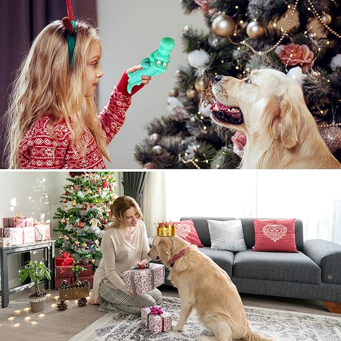 Large Dog Chew Toys for Aggressive Chewers: Almost Indestructible Dog Toy to Keep Them Busy & Reduce Boredom-Gift Toys for Small Medium, Large Breed