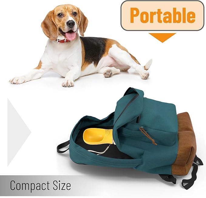 Mr. Pen Portable Dog Water Bottle - 19oz, Large, Yellow, Travel Dog Water Bottle Dispenser, Not Dishwasher Safe