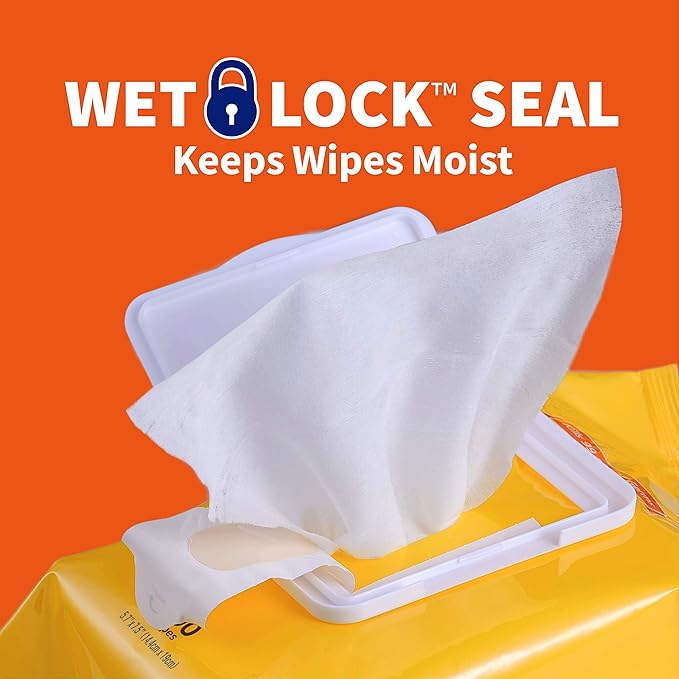 Wet Ones Multi-Purpose Pets Wipes with Aloe Vera for All Dogs - Tropical Splash Wipes for Dog Paws & All Over Use (Pack of 3, 300 Count Total)