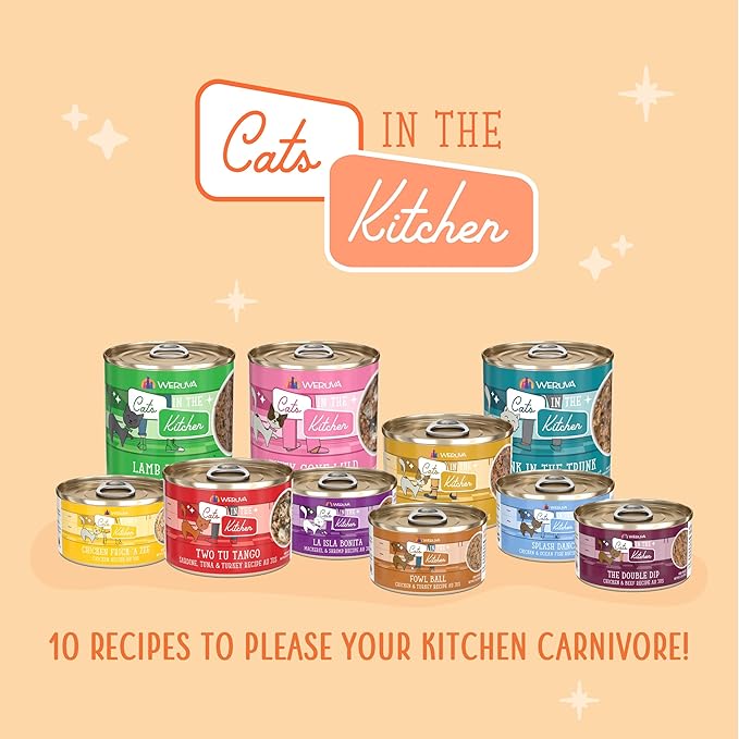 Weruva Cats in The Kitchen, Funk in The Trunk Wet Cat Food, 10oz Can (Pack of 12)