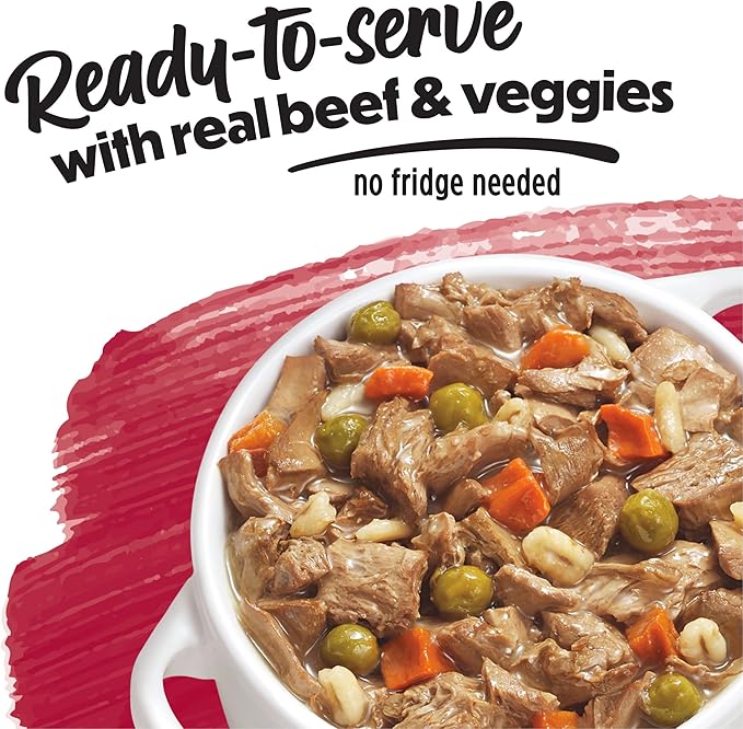 Purina Beneful Gravy Wet Dog Food, Prepared Meals Beef Stew - (8) 10 oz. Tubs