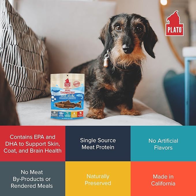 PLATO Mini Thinkers Salmon Recipe 3oz, Natural (850002221312)