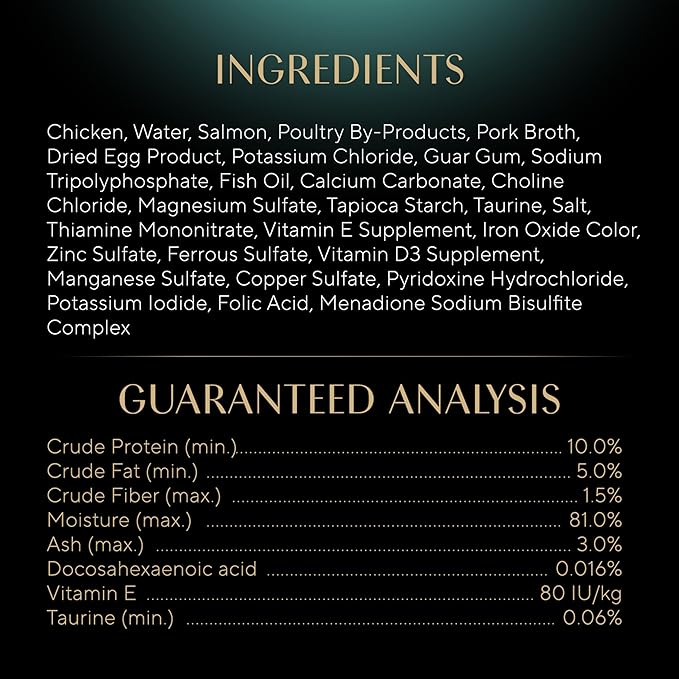 Sheba Perfect Portions Kitten Wet Cat Food Pate Salmon Entree, 2.6 oz. Twin-Pack Trays (24 Count, 48 Servings)