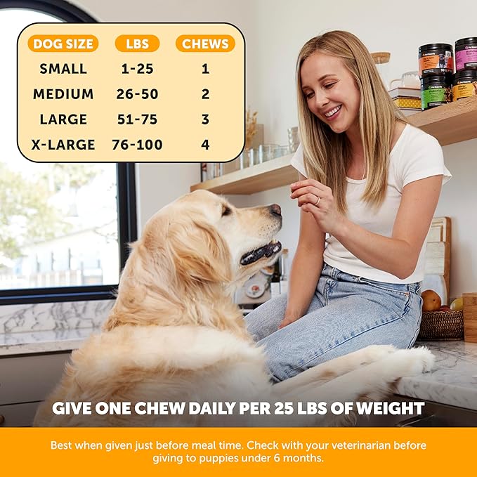 Dog Allergy Itch Relief - Maximum Strength Itch Supplement with Probiotics for Dogs - Immune Support & Skin Relief for Seasonal Allergies - Natural Itchy Skin Paw Relief - (Chicken, 90 Ct)