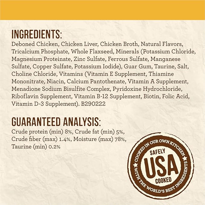 Merrick Limited Ingredient Diet Premium Grain Free And Natural Canned Pate Wet Cat Food, Chicken Recipe - (Pack of 24) 5 oz. Cans