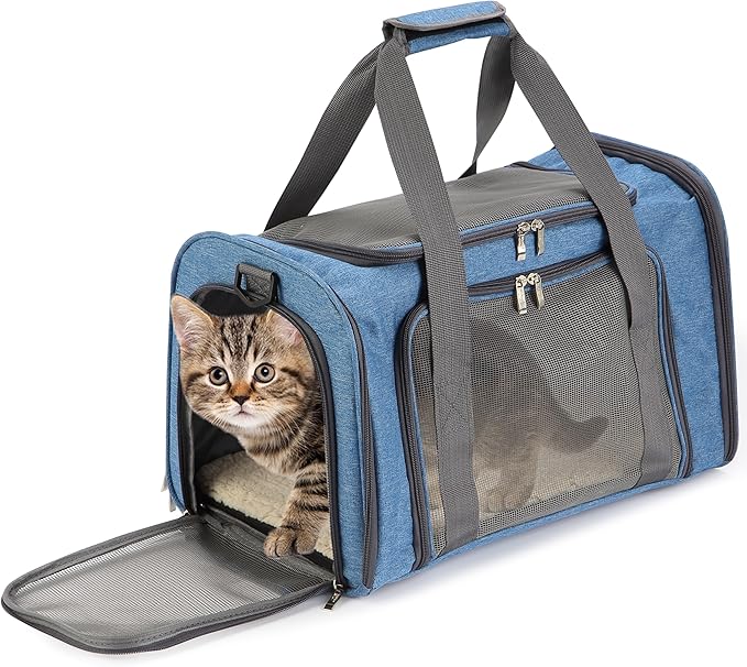 Mr. Pen Pet Carrier - Soft-Sided Cat & Dog Carrier Bag for Travel