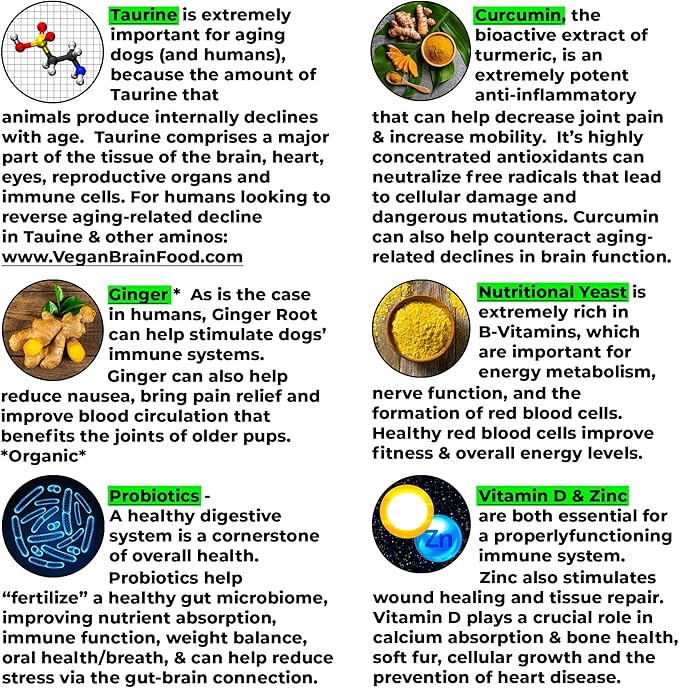 Anti-Aging & Immune Support | Organic, Human-Grade Ingredients | Medicinal Plants & Mushroom Extracts | Omega 3's, Antioxidants, Probiotics, Vitamins & Minerals | Plant-Based & Vegan