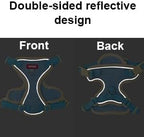 wanheart Cat Harness and Leash Set Escape-Proof Adjustable cat Leash and Harness Combo Suitable for All cat Breeds (Blue, XL)