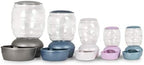 Petmate Replendish Gravity Feeder W/Microban, Pearl Peacock Blue, 2 LB, Made in USA