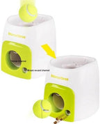 Automatic Interactive Tennis Machine Dog Feeder Ball Launcher Dog Toy Ball Thrower Enrichment Toys for Dogs. Interactive Puppy for Small and Medium Size Dogs, 3 Balls Included (2 inch)