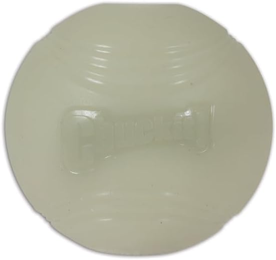Chuckit! Glow in the Dark Bouncy Balls - Ball for Dogs, Chuckit Dog Toy, Max Glow Balls - Extra-Large, 3.5 Inch, Pack of 1