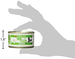 Weruva Cats in The Kitchen, Lamb Burger-ini with Lamb Au Jus Cat Food, 3.2oz Can (Pack of 24)