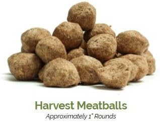 Freeze-Dried Dog Treats – Harvest Meatballs – Ground Beef, Turkey, Pumpkin, Sweet Potato & Cinnamon – Natural Treats for Small, Medium & Large Dogs – No Preservatives – 7 oz Bag