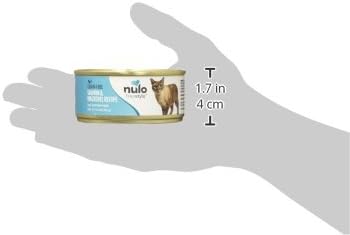 Nulo Salmon & Mackerel Recipe Pate Wet Canned Cat Food, 5.5 Ounce (Pack of 24)