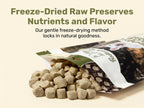 Superfood Nuggets- Premium, Freeze-Dried raw Dog Food Topper or Treat. Powerful Nutrient-Dense Ingredients. No Artificial additives. Beef Tripe and Kale Formula 8oz - 4pk Bundle
